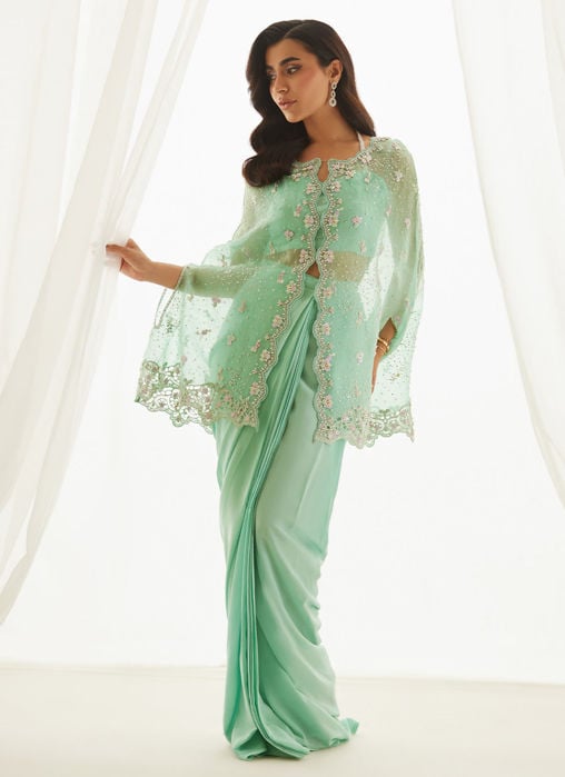 Jovie Blue Shirt And Dupatta