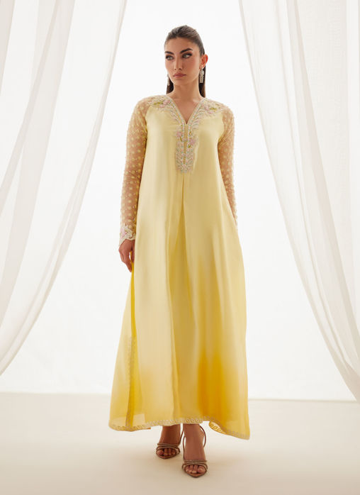 Ceelie Citrus Shirt And Dupatta