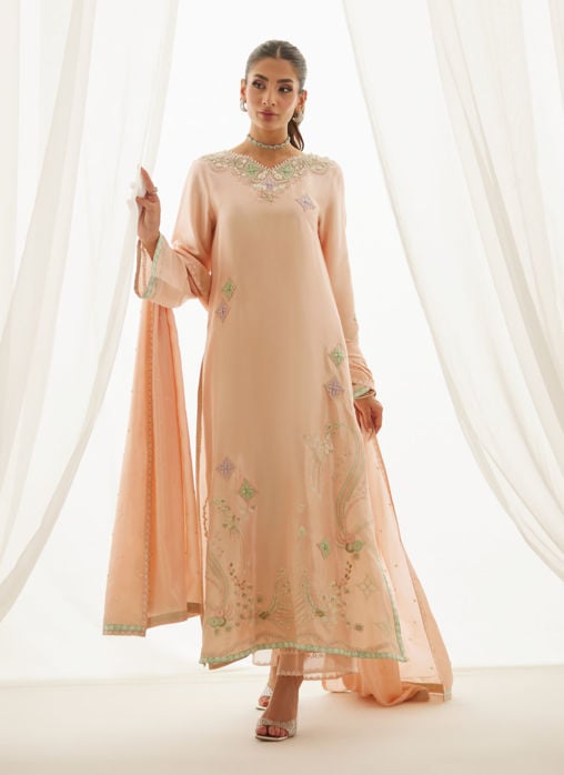 Jovie Blue Shirt And Dupatta