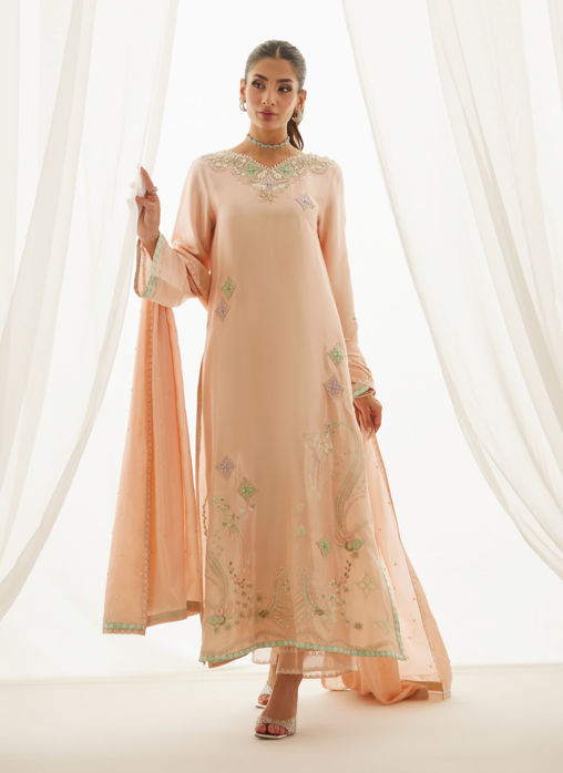 True Blush Kalidaar And Dupatta