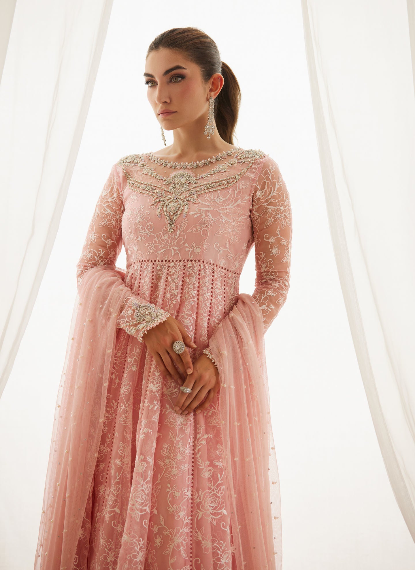 True Blush Kalidaar And Dupatta