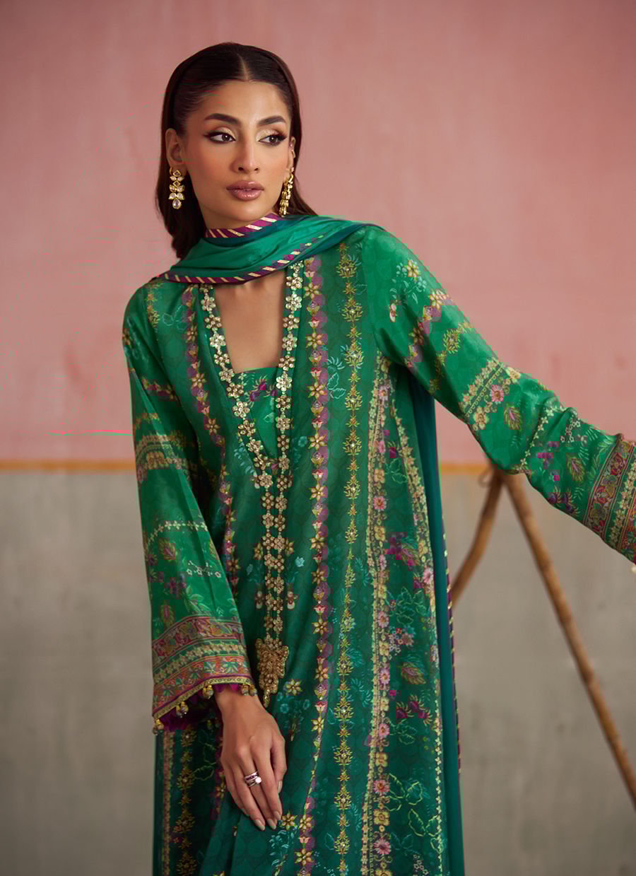 Noemi Jade Shirt And Dupatta