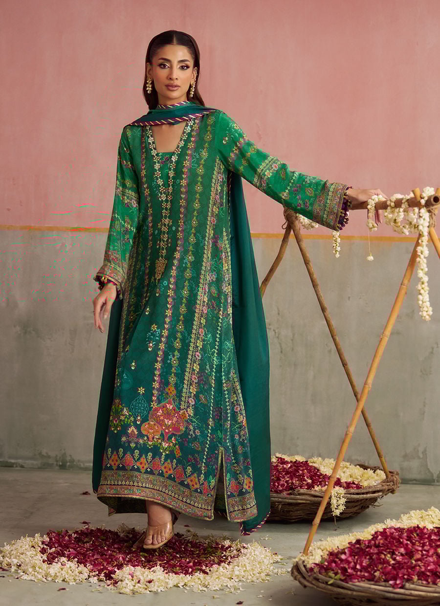 Noemi Jade Shirt And Dupatta