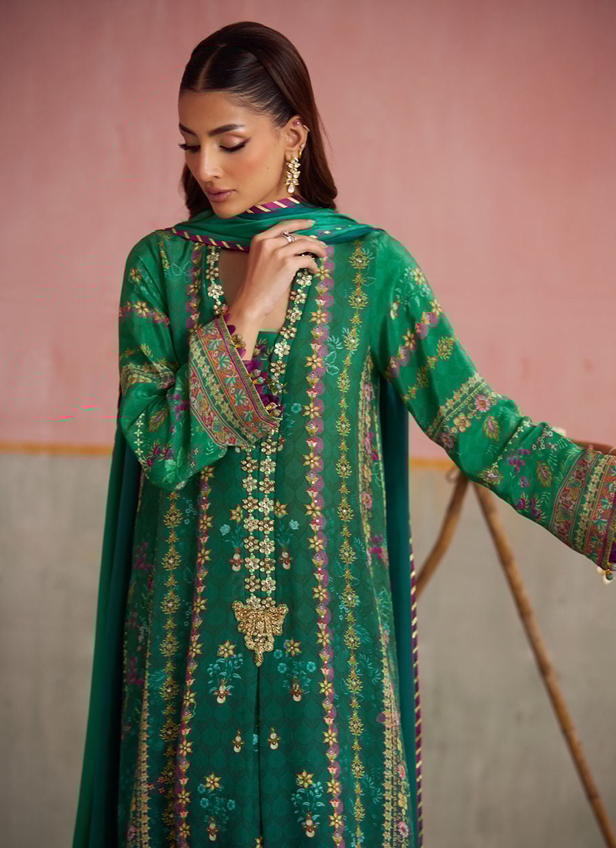 Noemi Jade Shirt And Dupatta