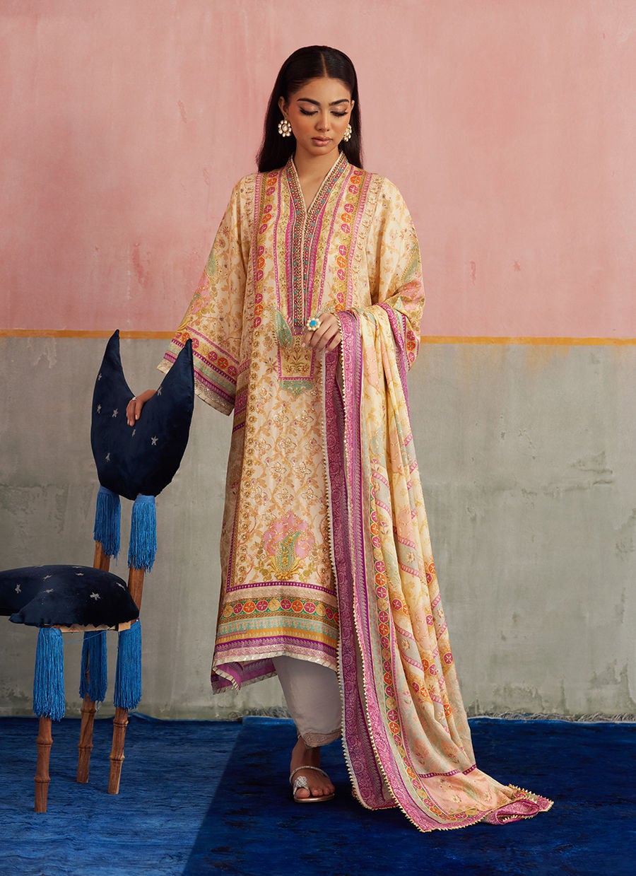 Vivi Shirt And Dupatta
