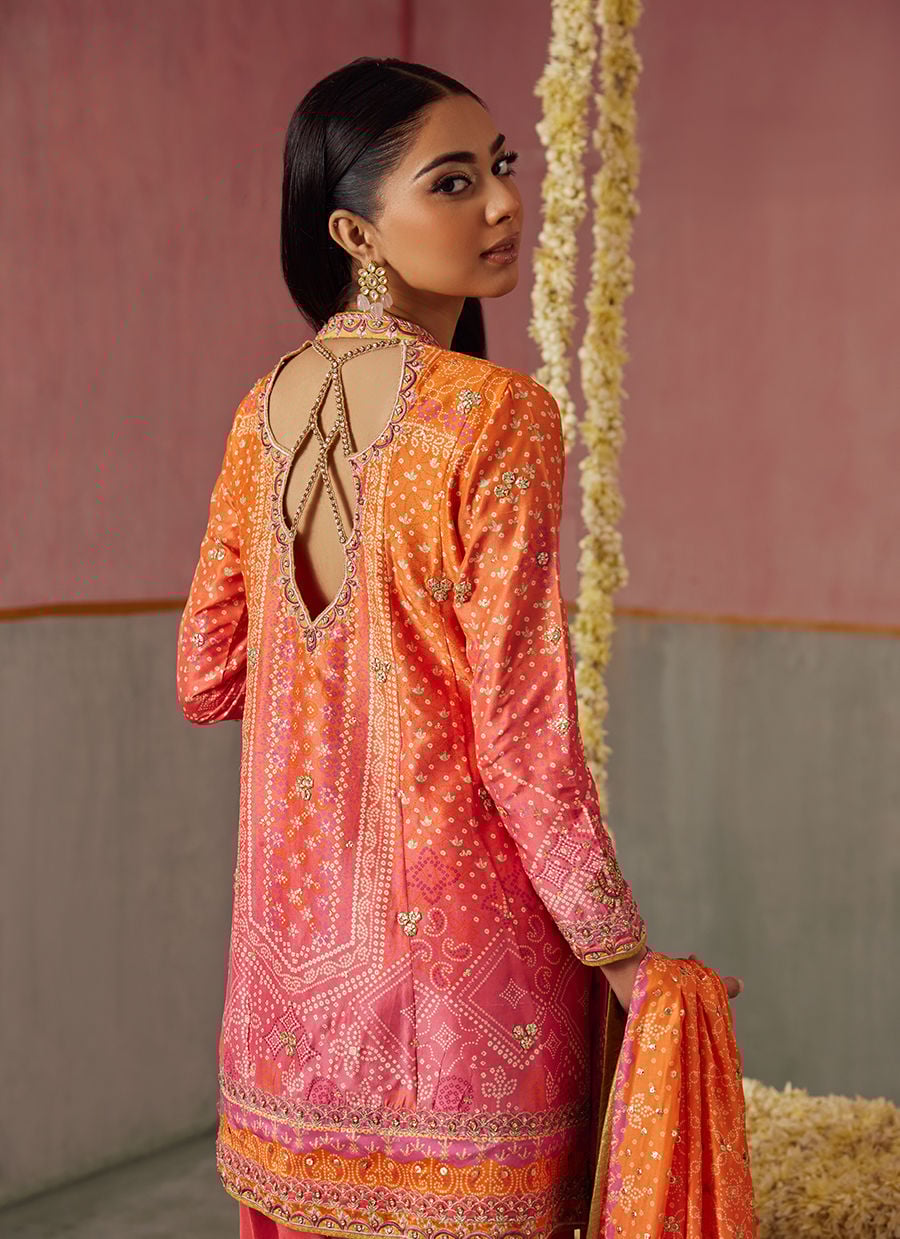 Ananya Ombre Shirt And Dupatta