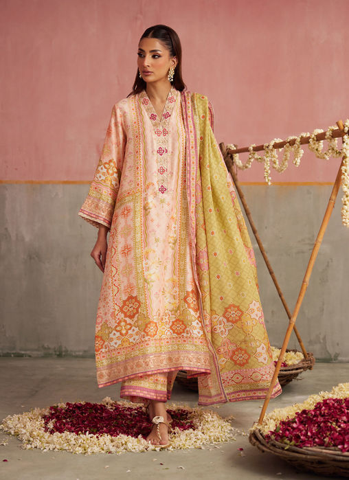Zariah Ivory Peplum, Lehenga And Dupatta