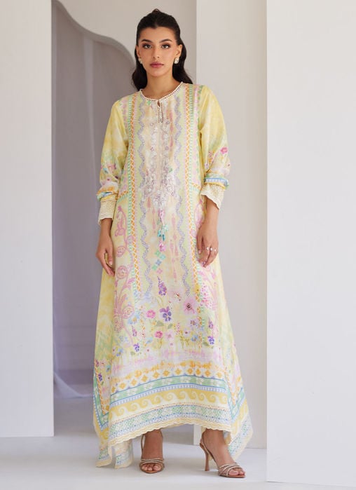 Melek Rose Kaftan