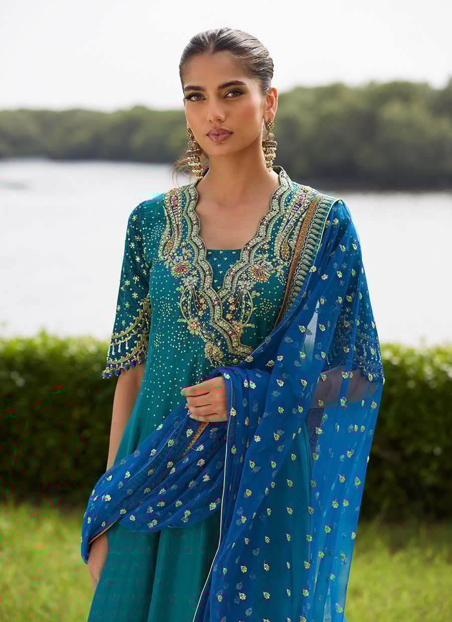 Empress Emerald Kalidaar And Dupatta