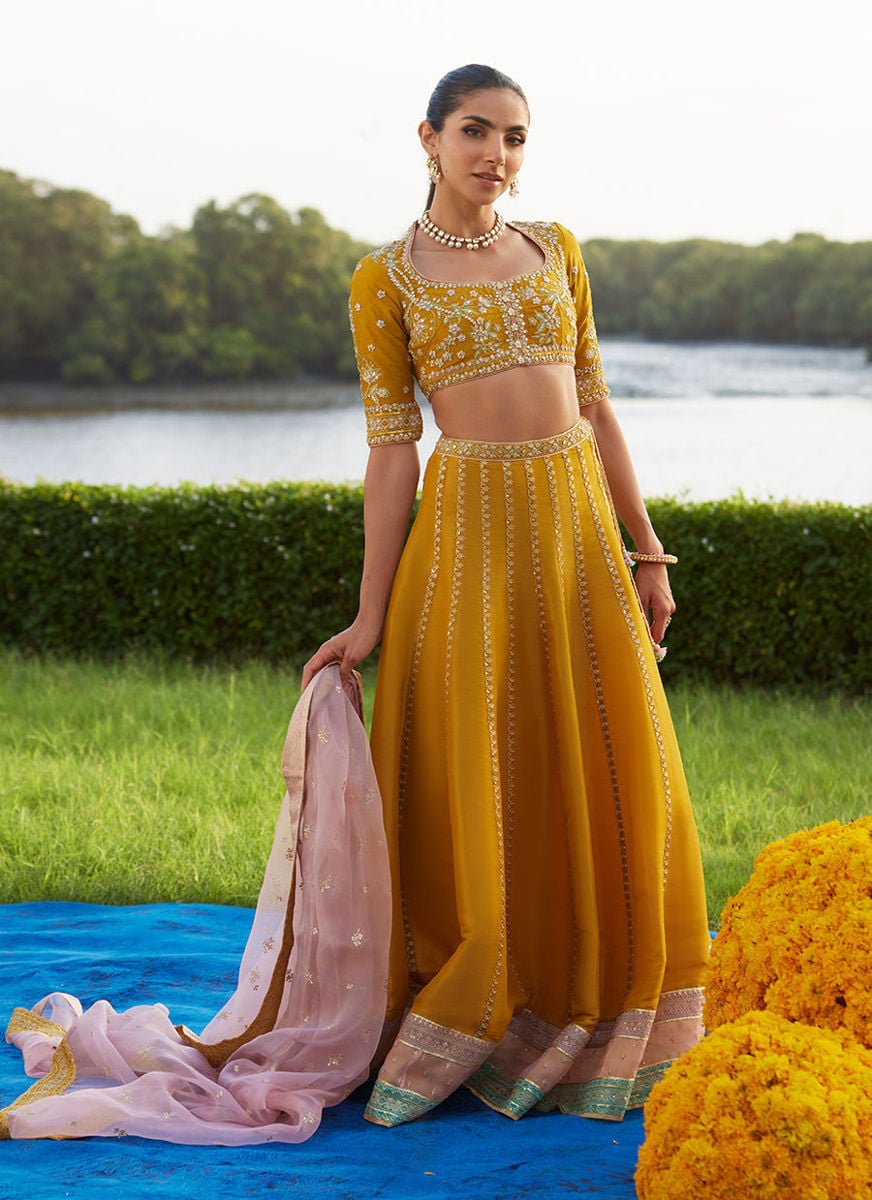 Zard Lengha Choli