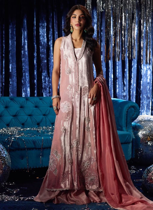 Sarina Slate Shirt And Dupatta