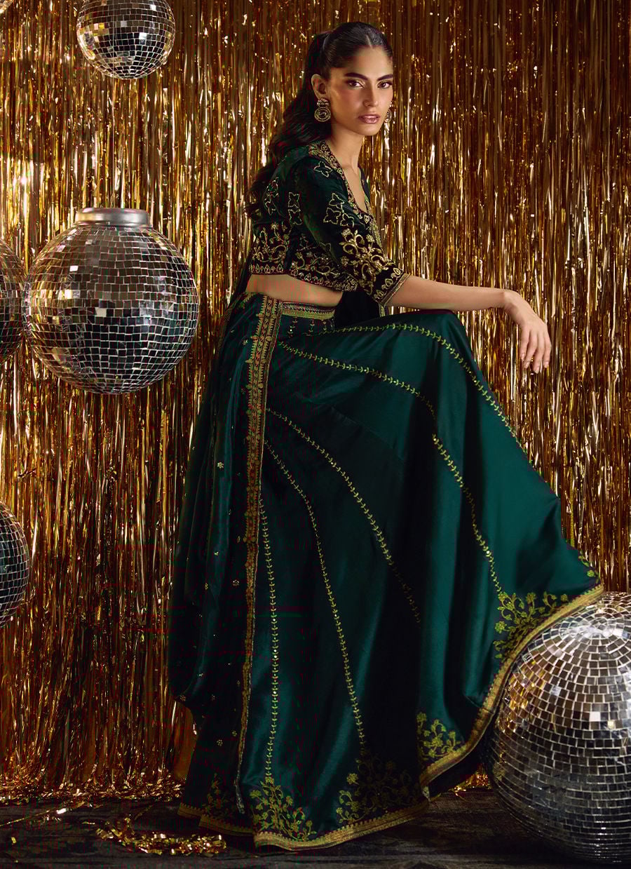 Sera Emerald Lehnga Choli