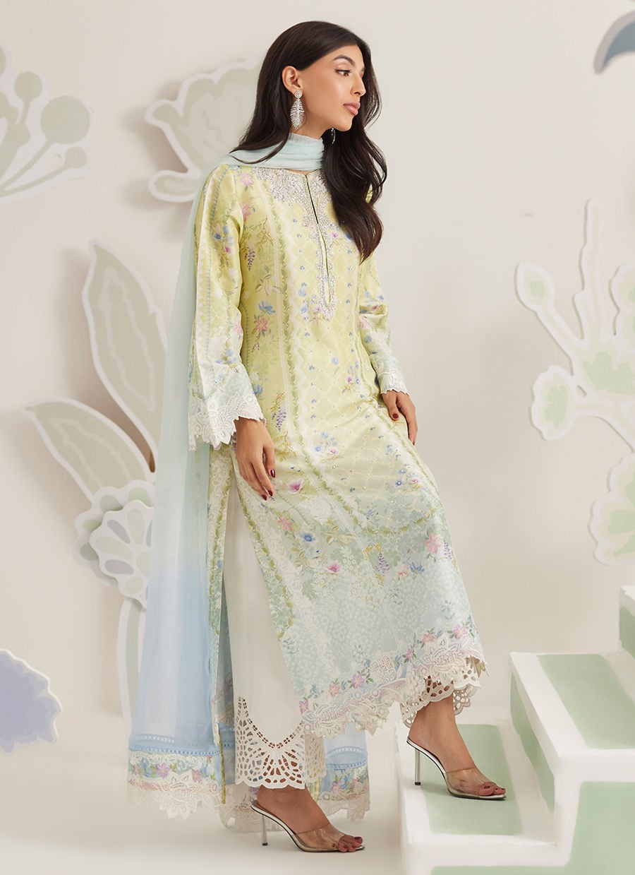 Orelia Shirt And Dupatta