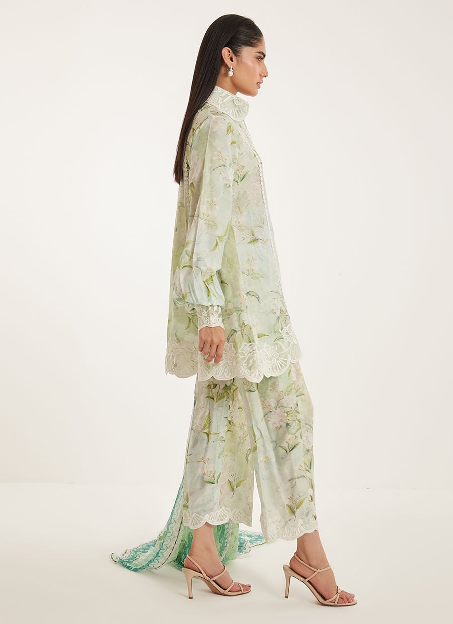 Suzie Shirt And Dupatta