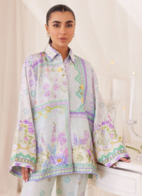 Sky Blue Matching Separates With Pants