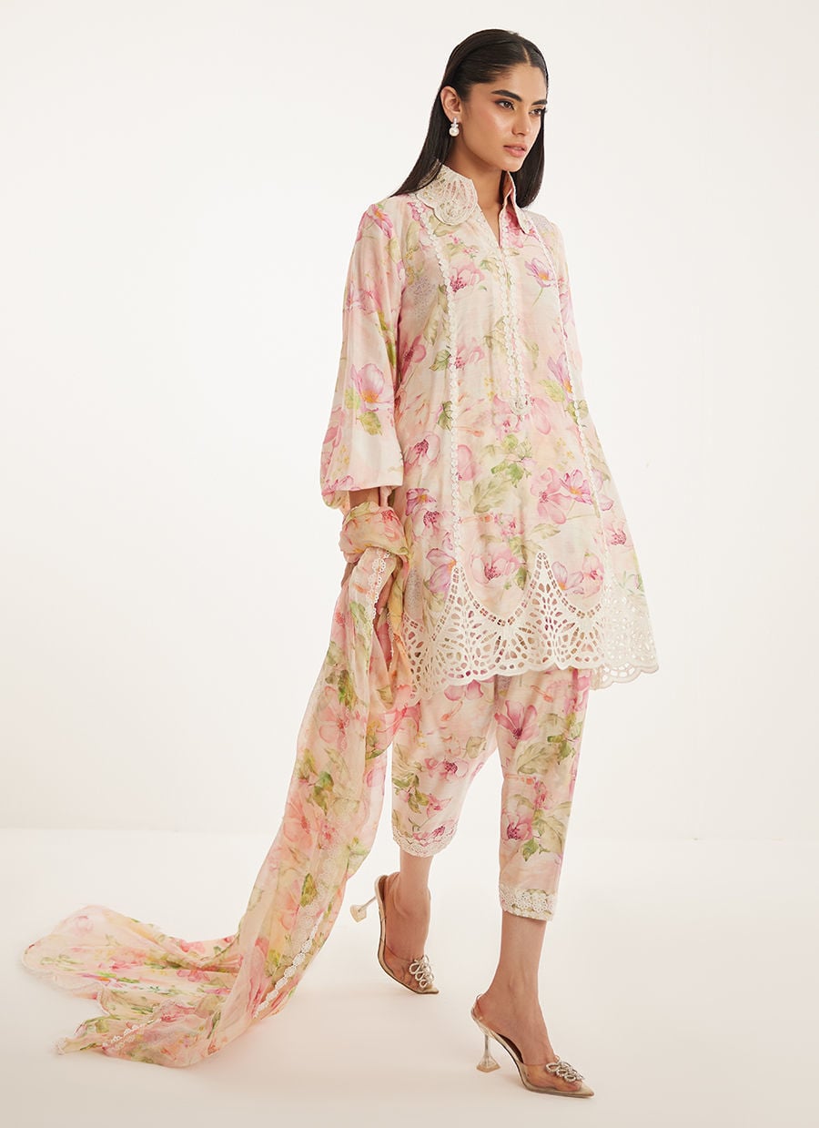 Bianka Shirt And Dupatta(Shalwar Only)