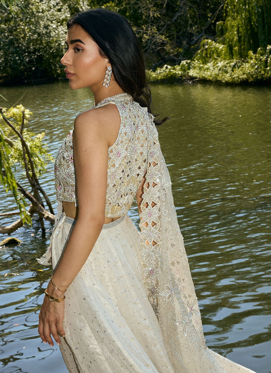 Jina Lehenga Choli With Drape Dupatta