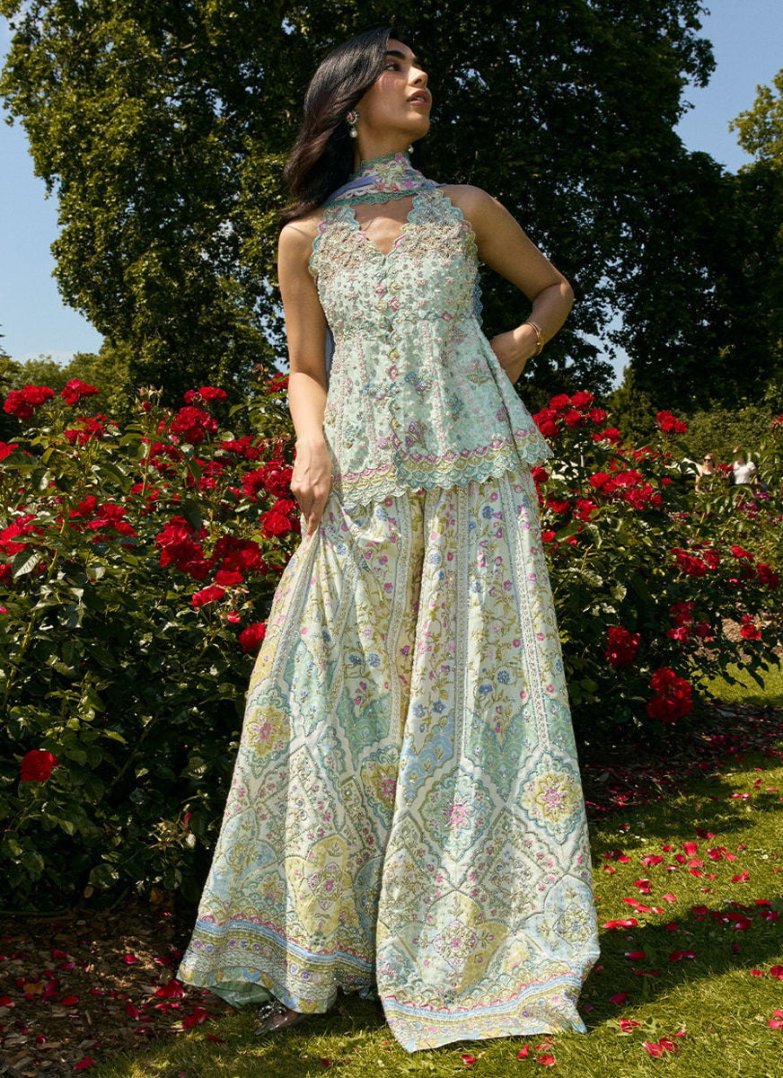 Jessy Peplum With Dhaka Pants