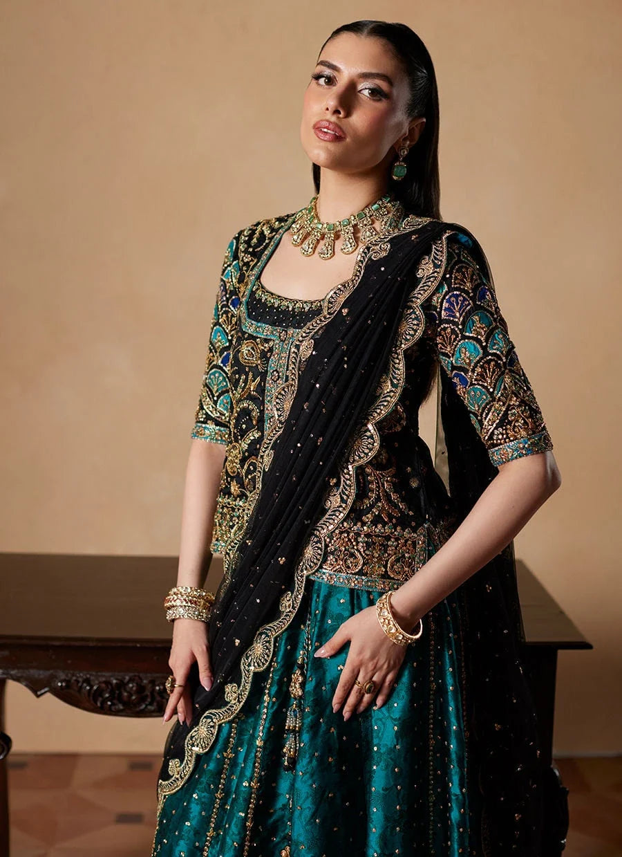 Miray Heritage Bridals '26 - Jorja Short Shirt With Lehenga
