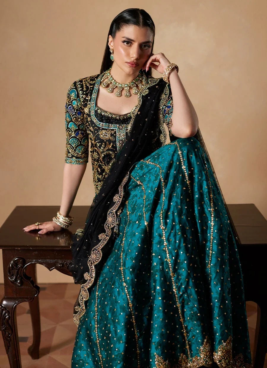 Miray Heritage Bridals '26 - Jorja Short Shirt With Lehenga