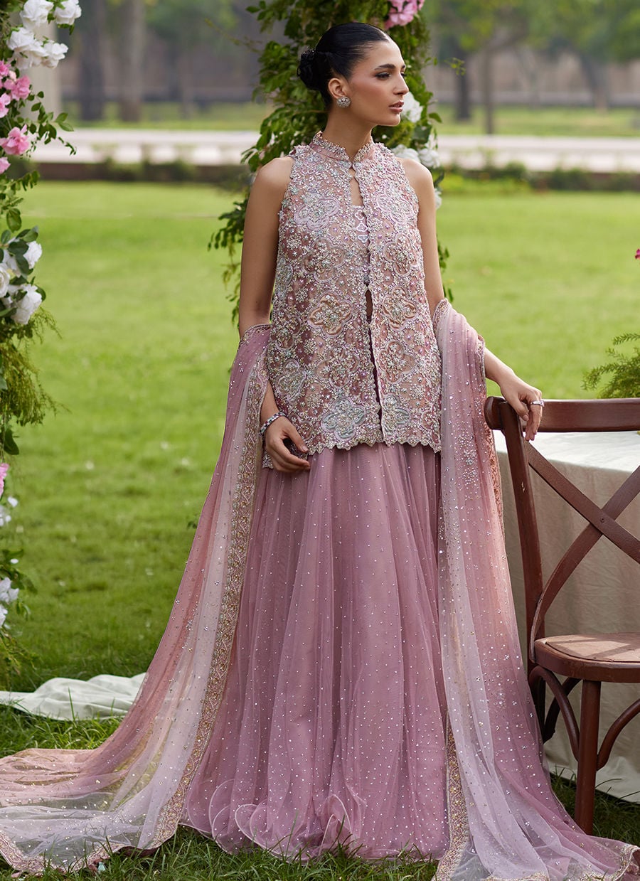 Kirsten Front-Open Shirt and Lehenga
