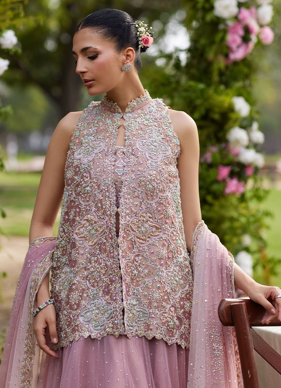 Kirsten Front-Open Shirt and Lehenga