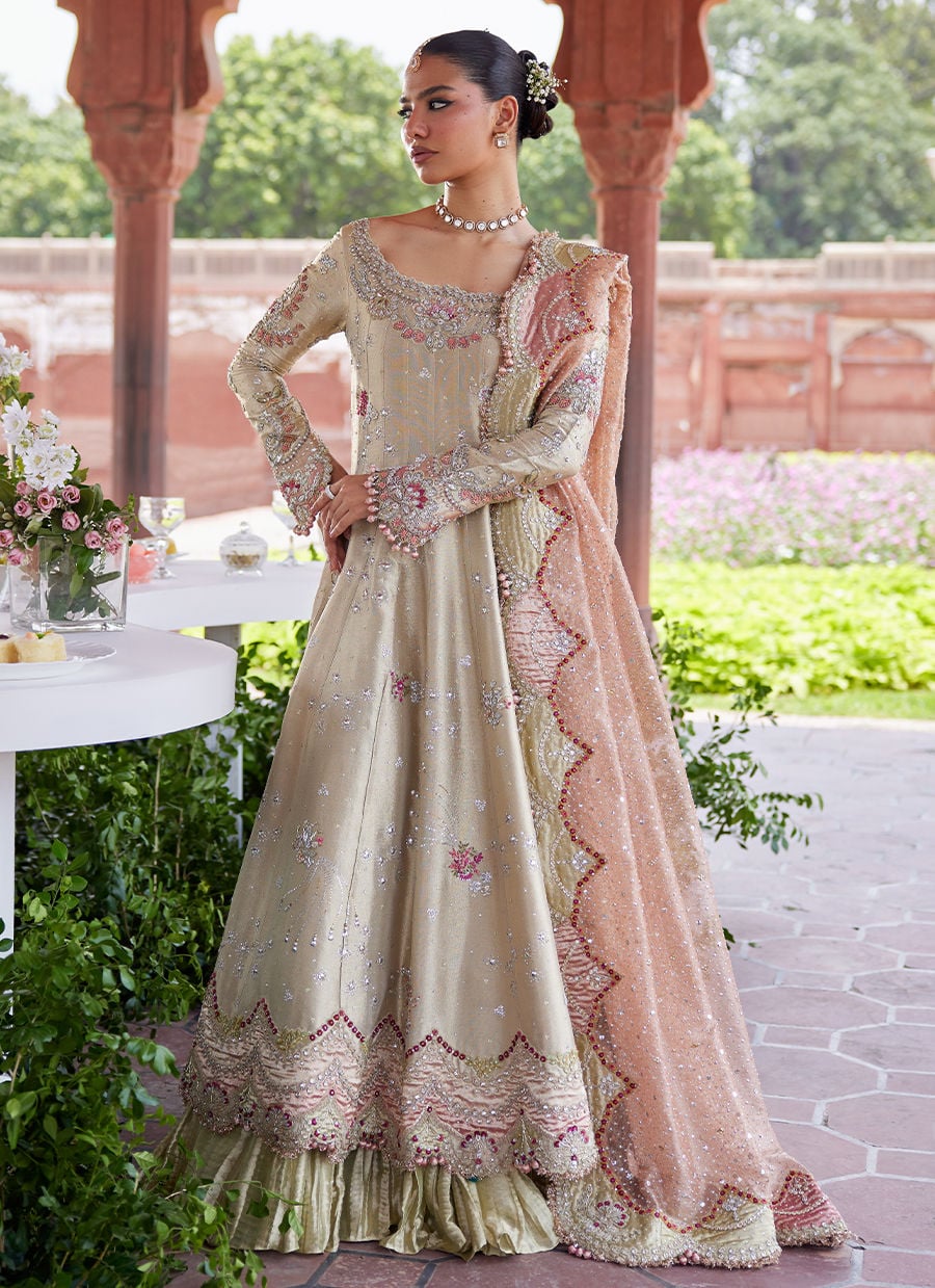 Helena kalidaar and Crushed Lehenga