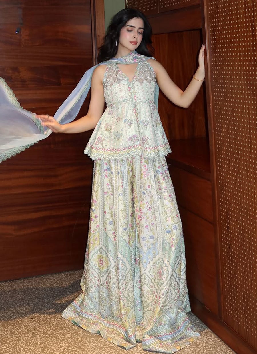 Jessy Peplum With Dhaka Pants