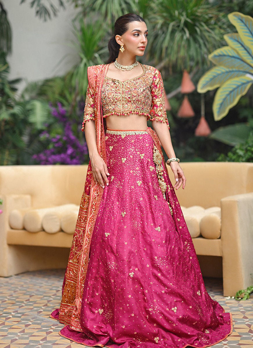 Lilys Magenta Pink Lehnga Choli