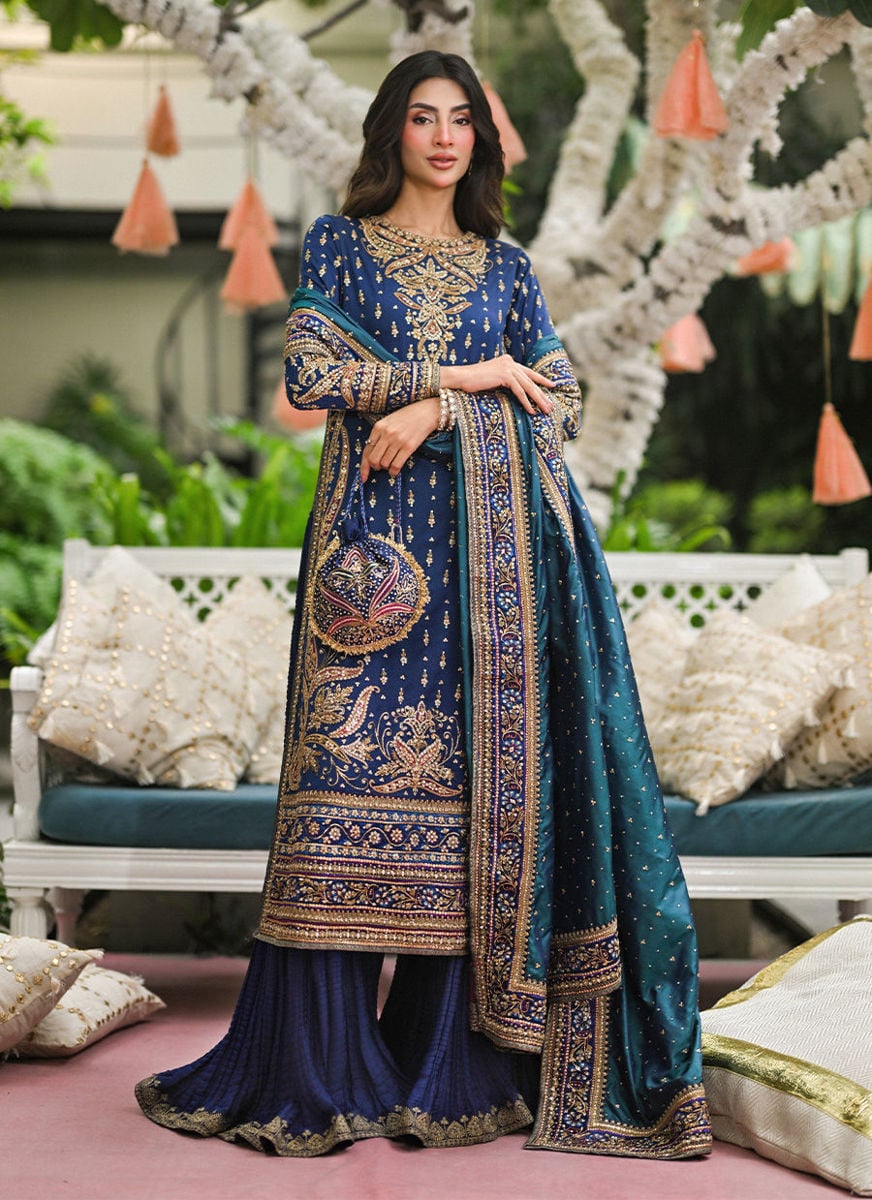 Bima Navy Blue Shirt And Dhaka