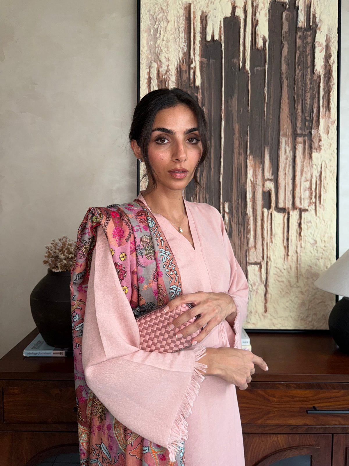 Tea Pink Dhaaga Set
