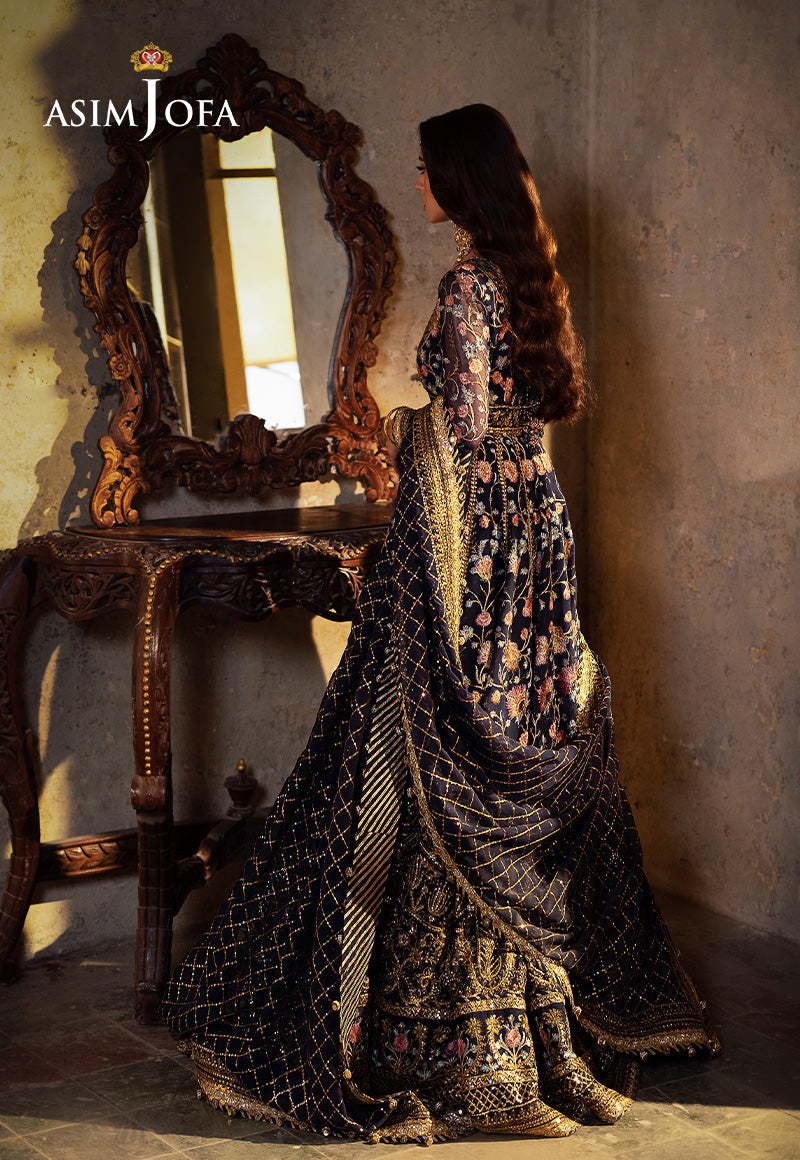 AJKBD-09 EMBROIDERED STITCHED 3 PCS