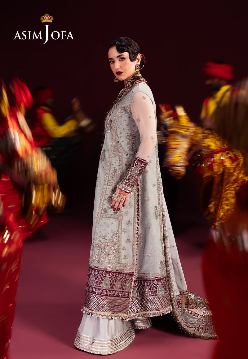 AJMV-07 EMBROIDERED VELVET 3 PCS