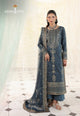 AJUEVD-08 EMBROIDERED COTTON NET Stitched 3 PCS