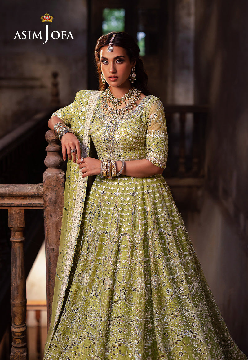 AJKBD-04 EMBROIDERED NET STITCHED 2 PCS