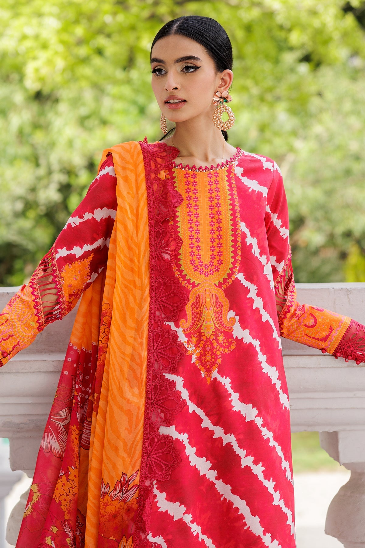 3-PC Unstitched Embroidered Lawn Collection AG6-04 A