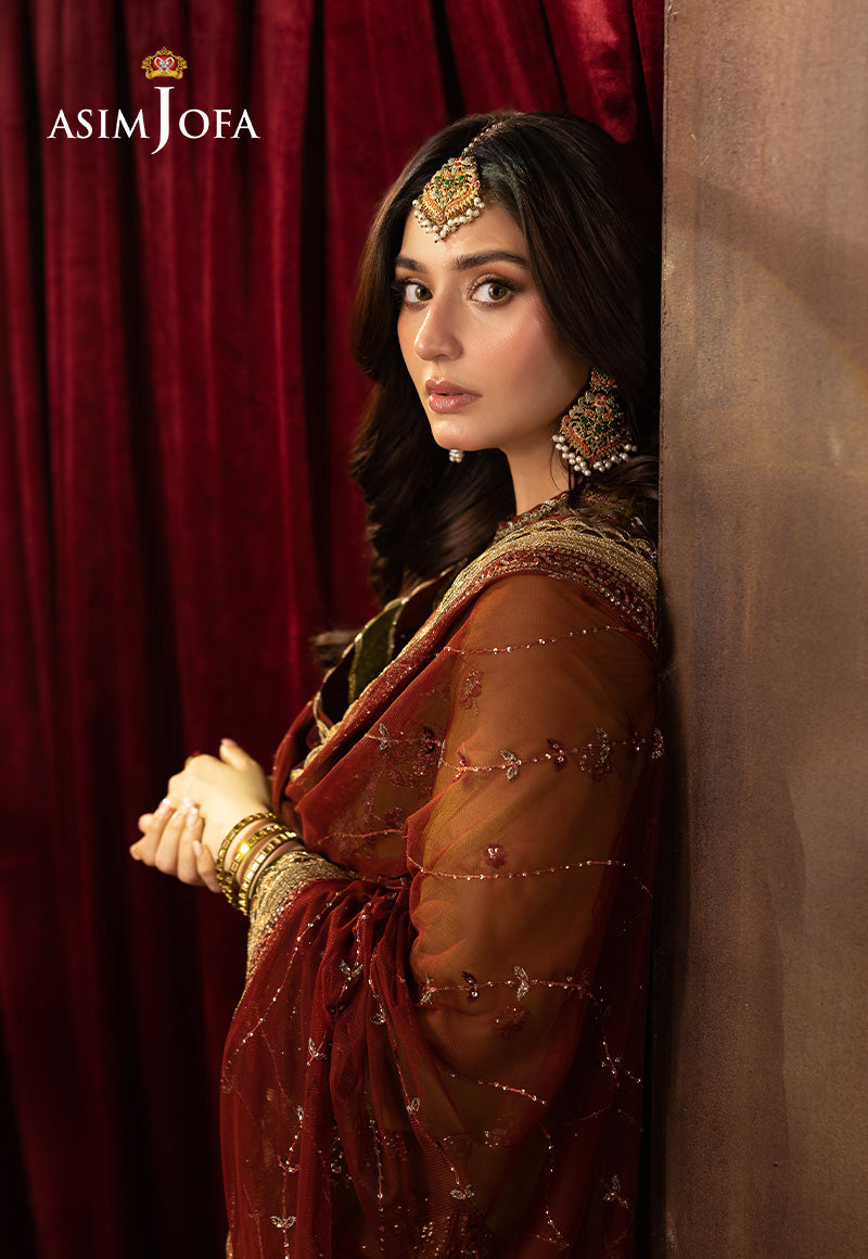 AJFO-07 EMBROIDERED CHIFFON UNSTITCHED 3 PCS