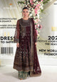 AJUEV-09 EMBROIDERED CHIFFON UNSTITCHED 3 PCS