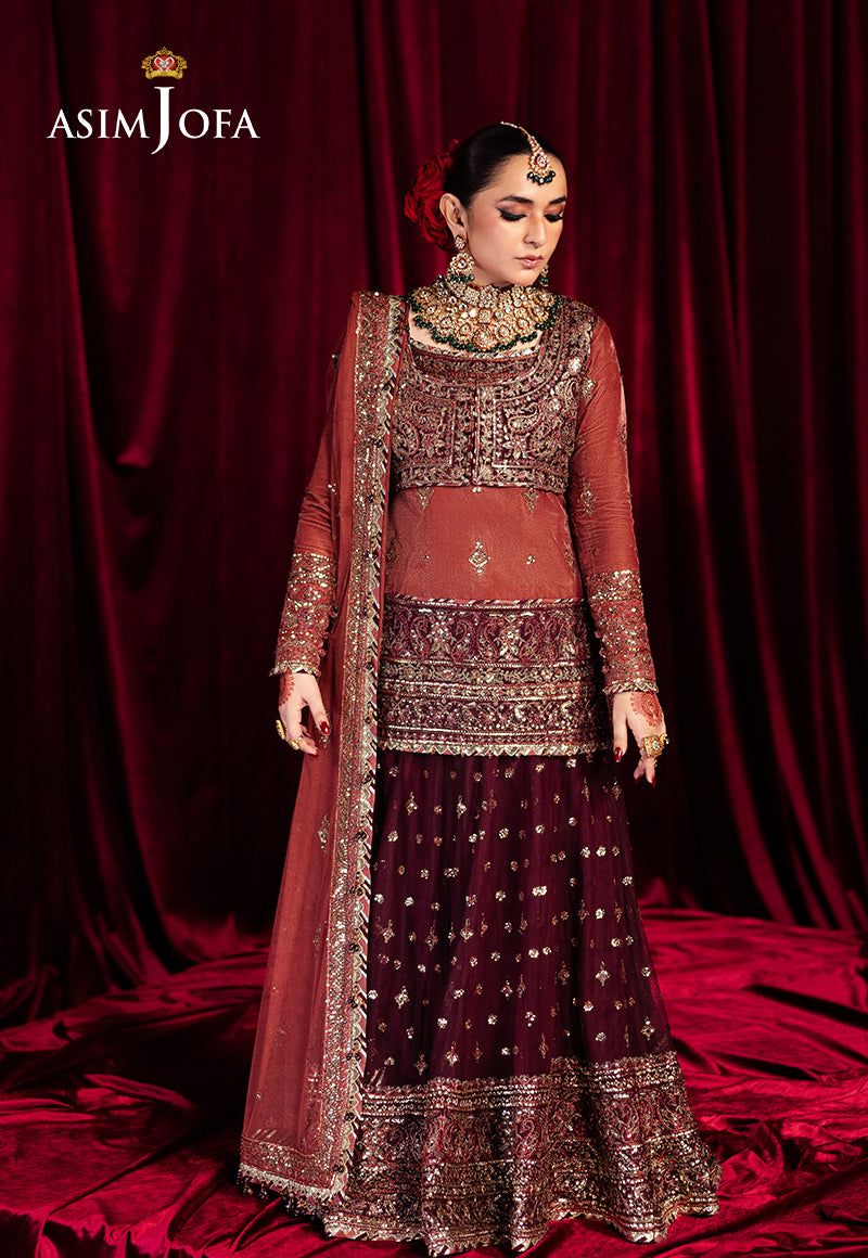 AJMV-04 EMBROIDERED VELVET 3 PCS