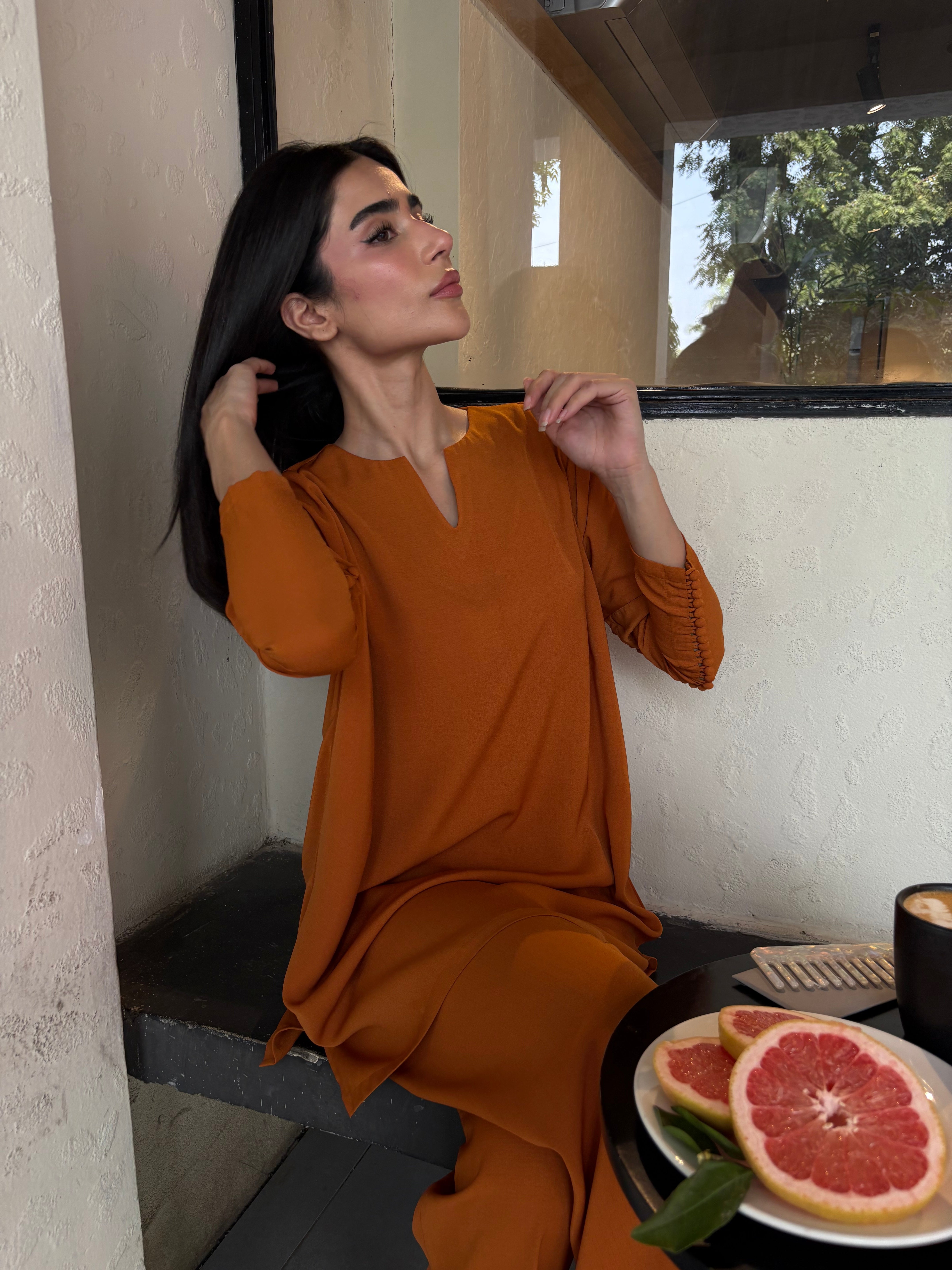 Burnt Orange Gabby Set