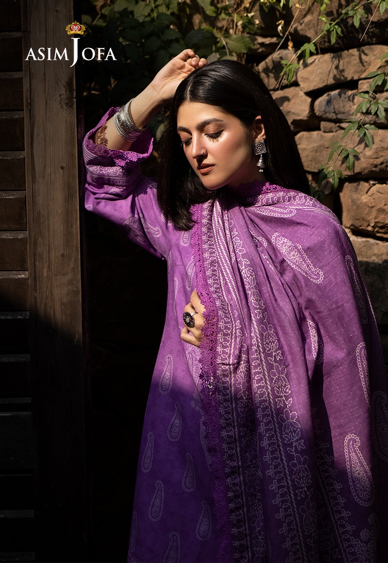 AJUWD-34 PRINTED STITCHED 3 PCS