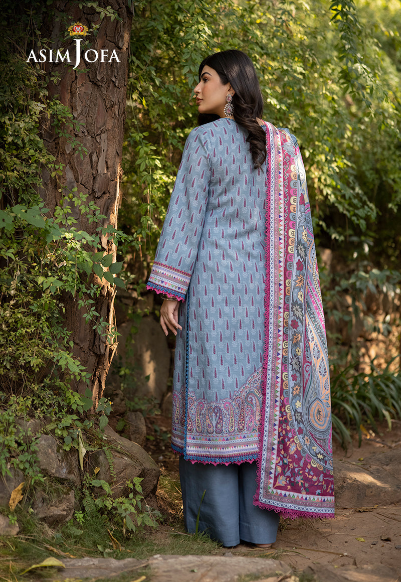 AJUWD-45 PRINTED STITCHED 3 PCS