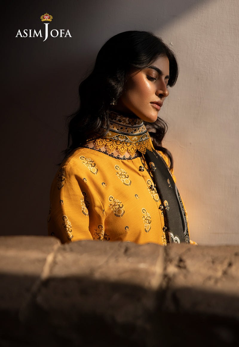 AJUWD-38 PRINTED STITCHED 3 PCS