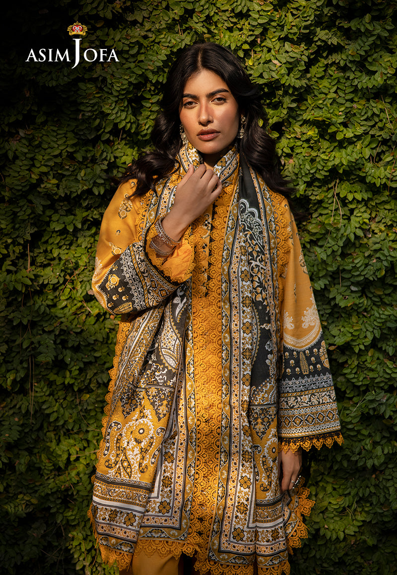 AJUWD-38 PRINTED STITCHED 3 PCS