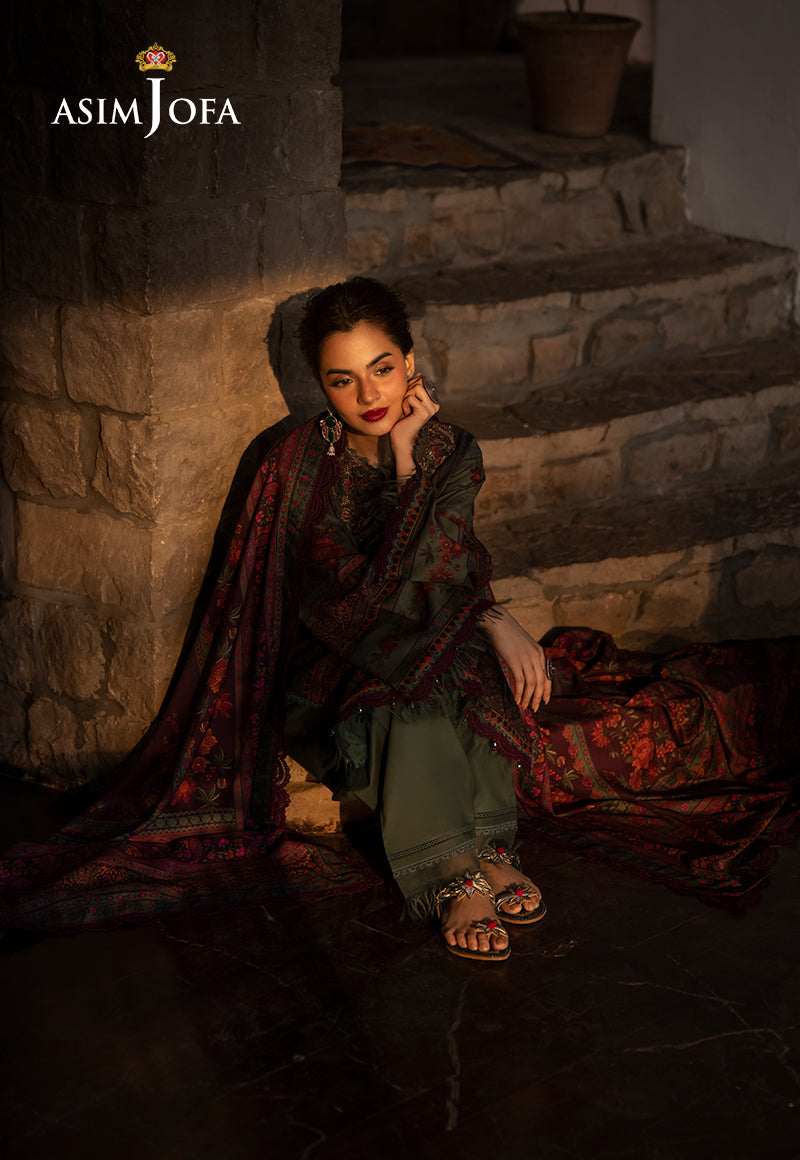 Reem – Dark Green & Black