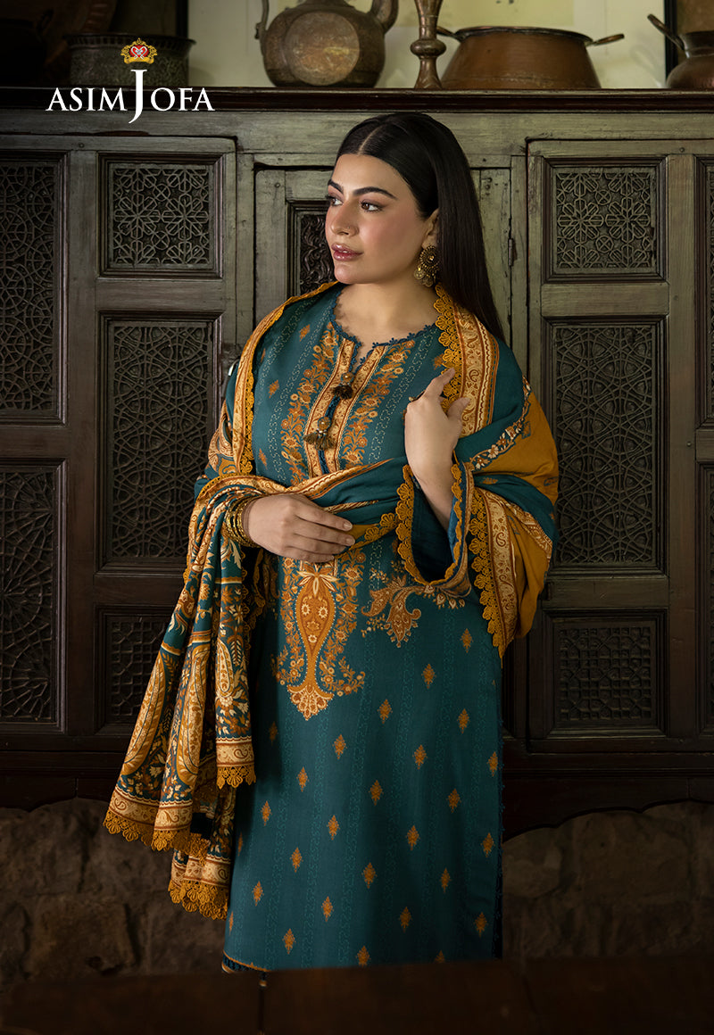 AJUWD-66 PRINTED STITCHED 3 PCS