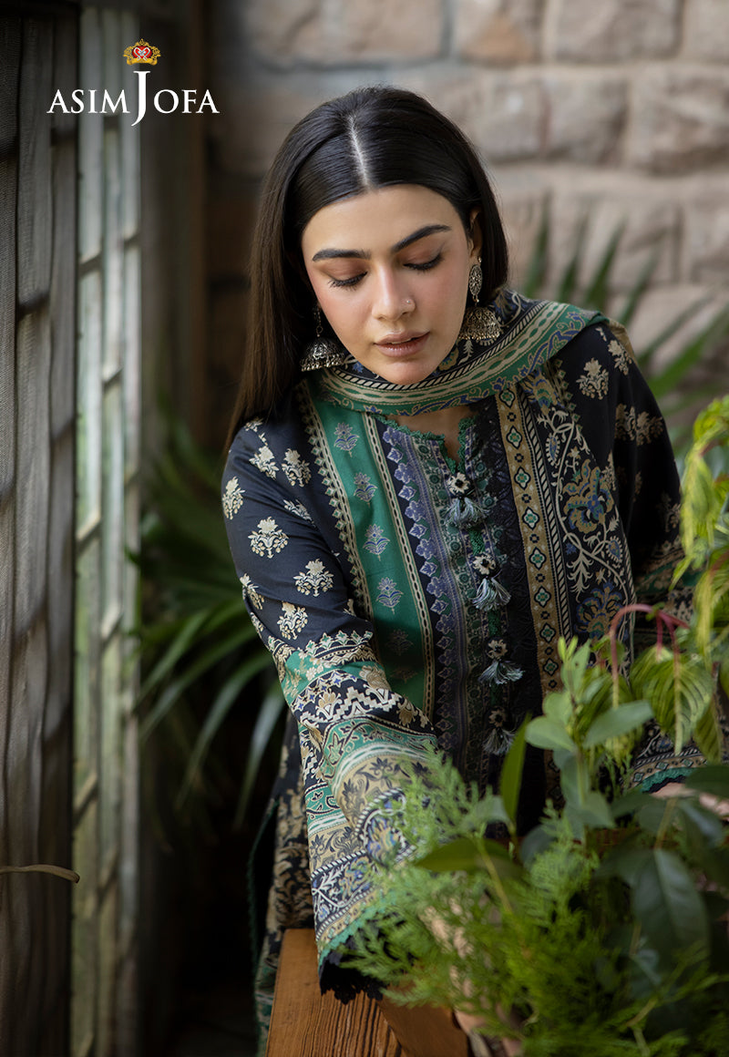 AJUWD-62 PRINTED STITCHED 3 PCS