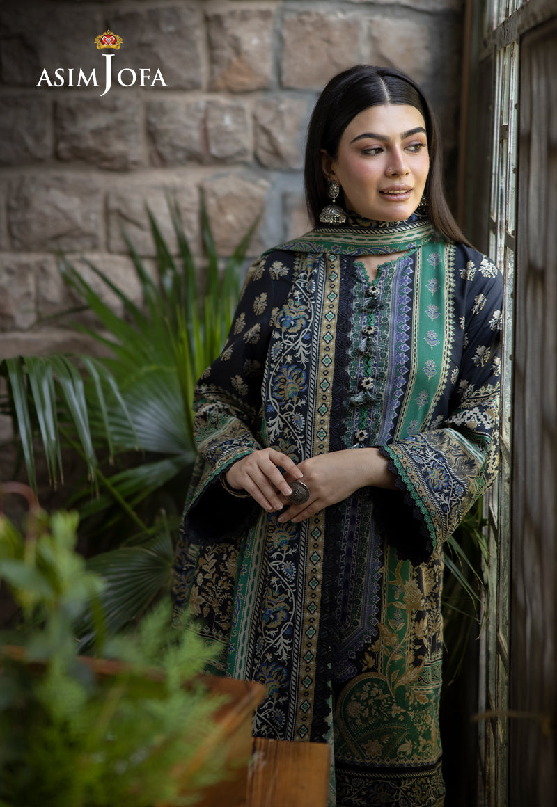 AJUWD-62 PRINTED STITCHED 3 PCS
