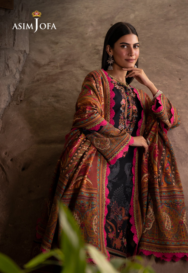 AJUWD-60 PRINTED KHADDAR 3 Pcs