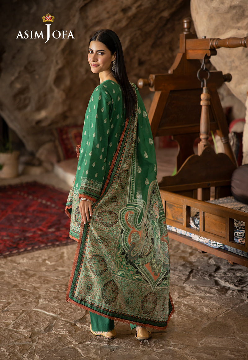 AJUWD-32 PRINTED STITCHED 3 PCS